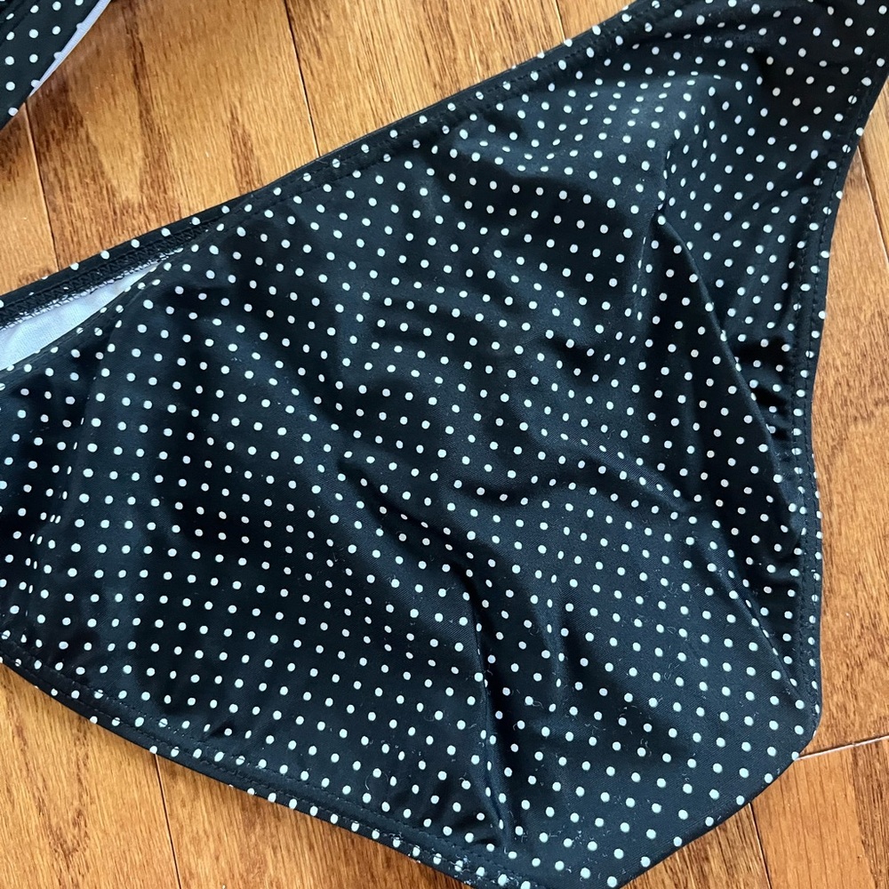 ROXY Black Polka Dot Bikini - Picture 3 of 6